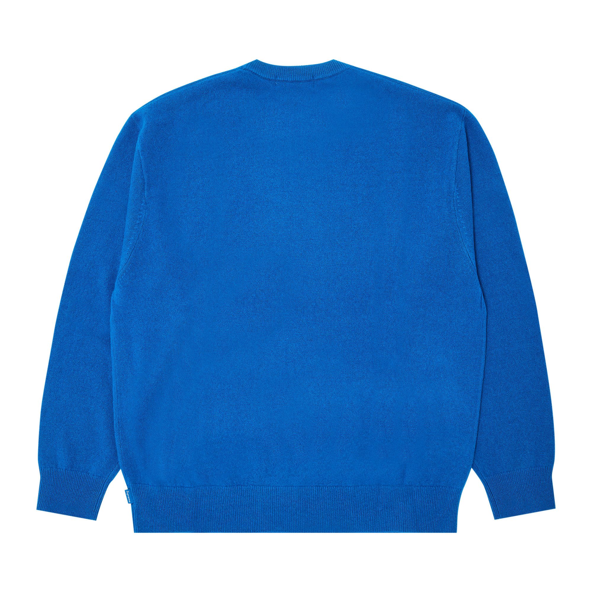 Buy Supreme Cashmere Sweater 'Blue' - SS24SK26 BLUE | GOAT