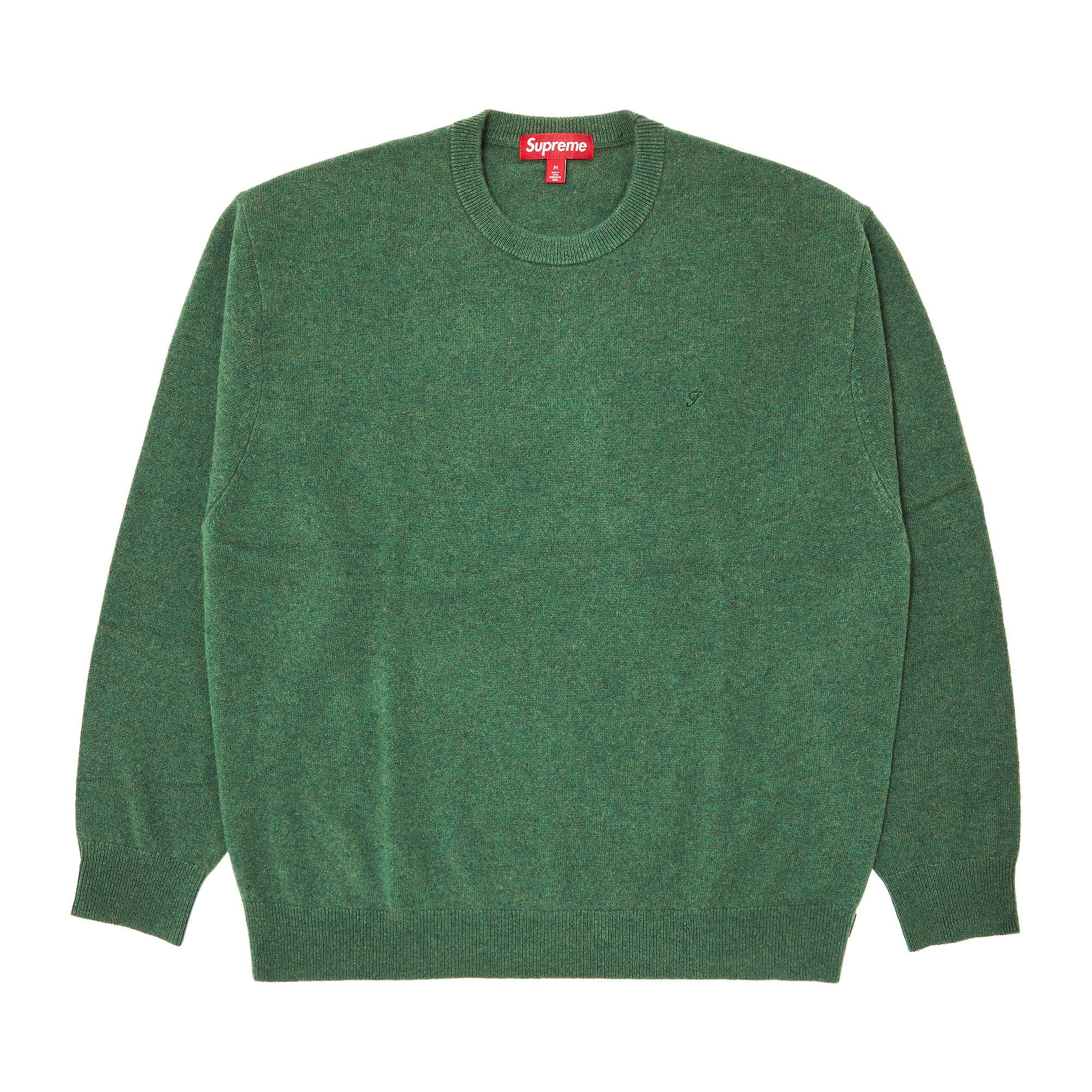 トップス Supreme Cashmere Sweater Green L Buy Supreme Cashmere Sweater 'Green' - SS24SK26 GREEN | GOAT