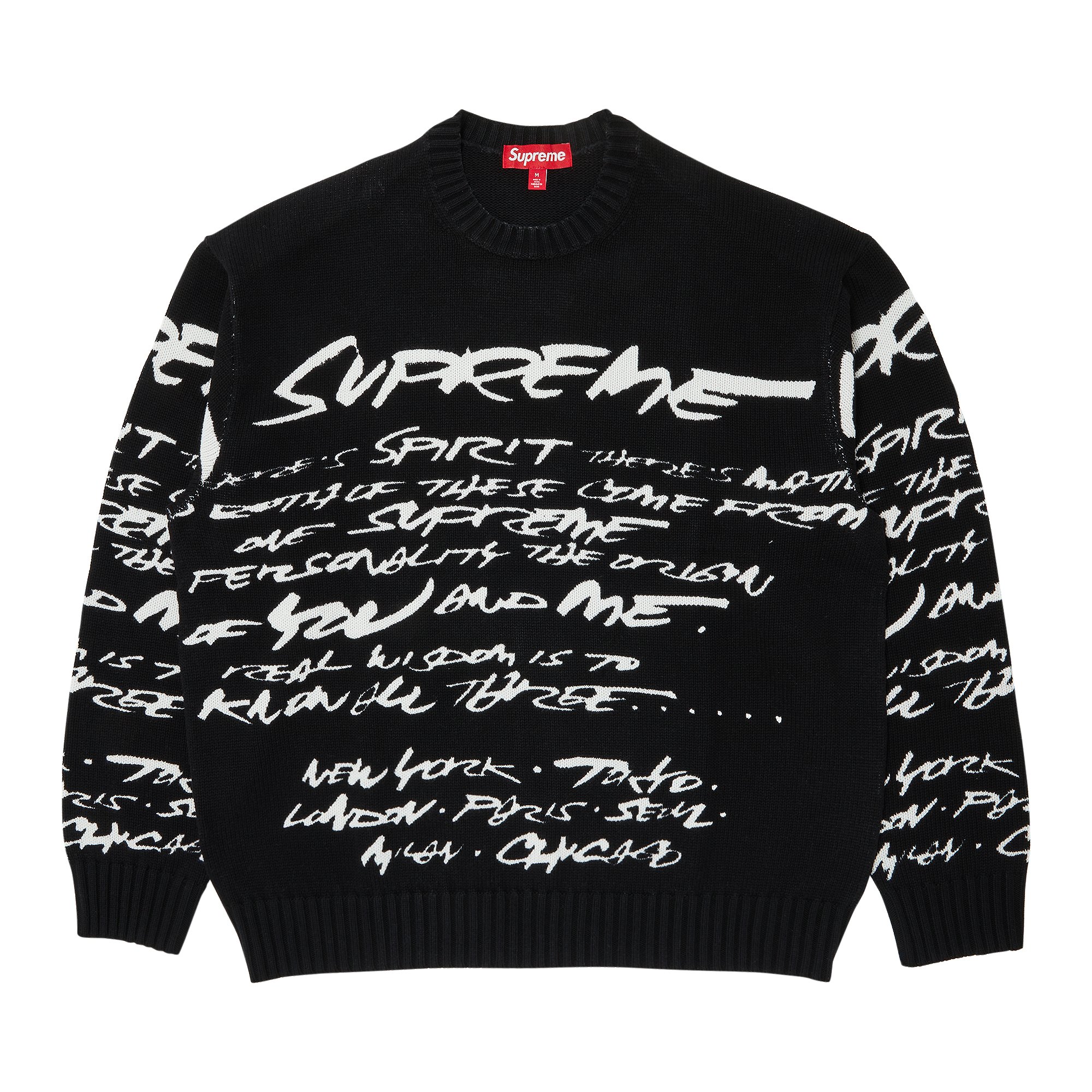 Buy Supreme Futura Sweater 'Black' - SS24SK35 BLACK | GOAT