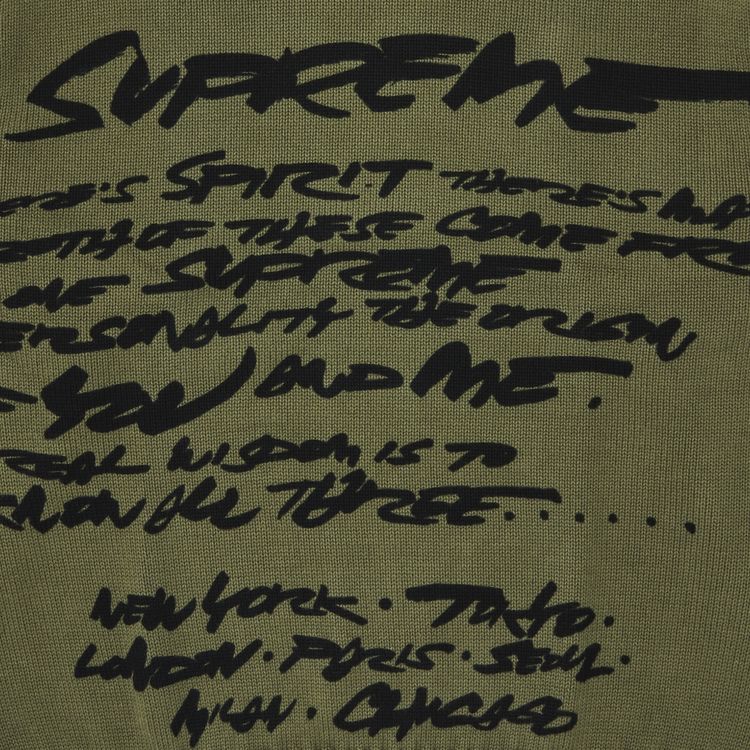 Supreme Futura Sweater Olive