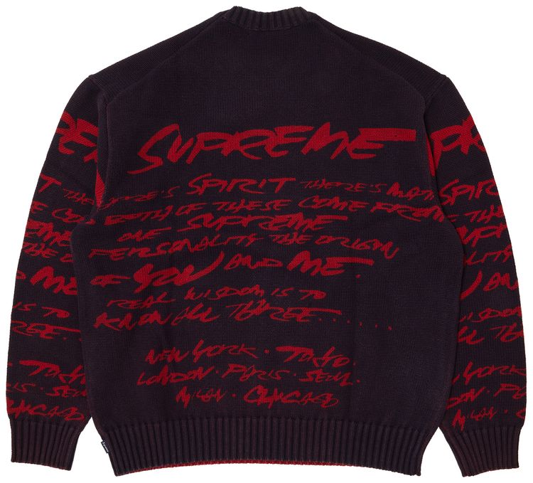 Supreme Futura Sweater Navy