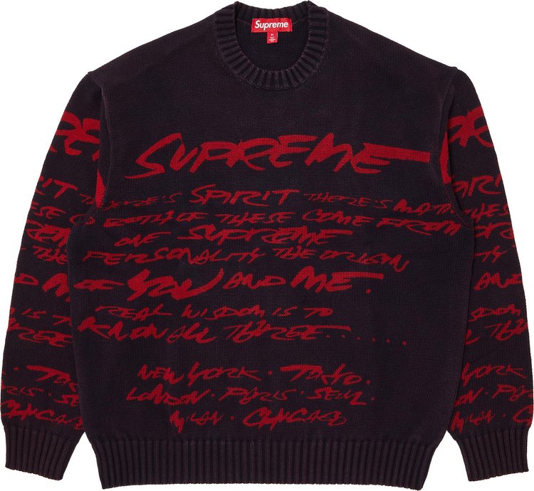 Supreme Futura Sweater 'Navy'