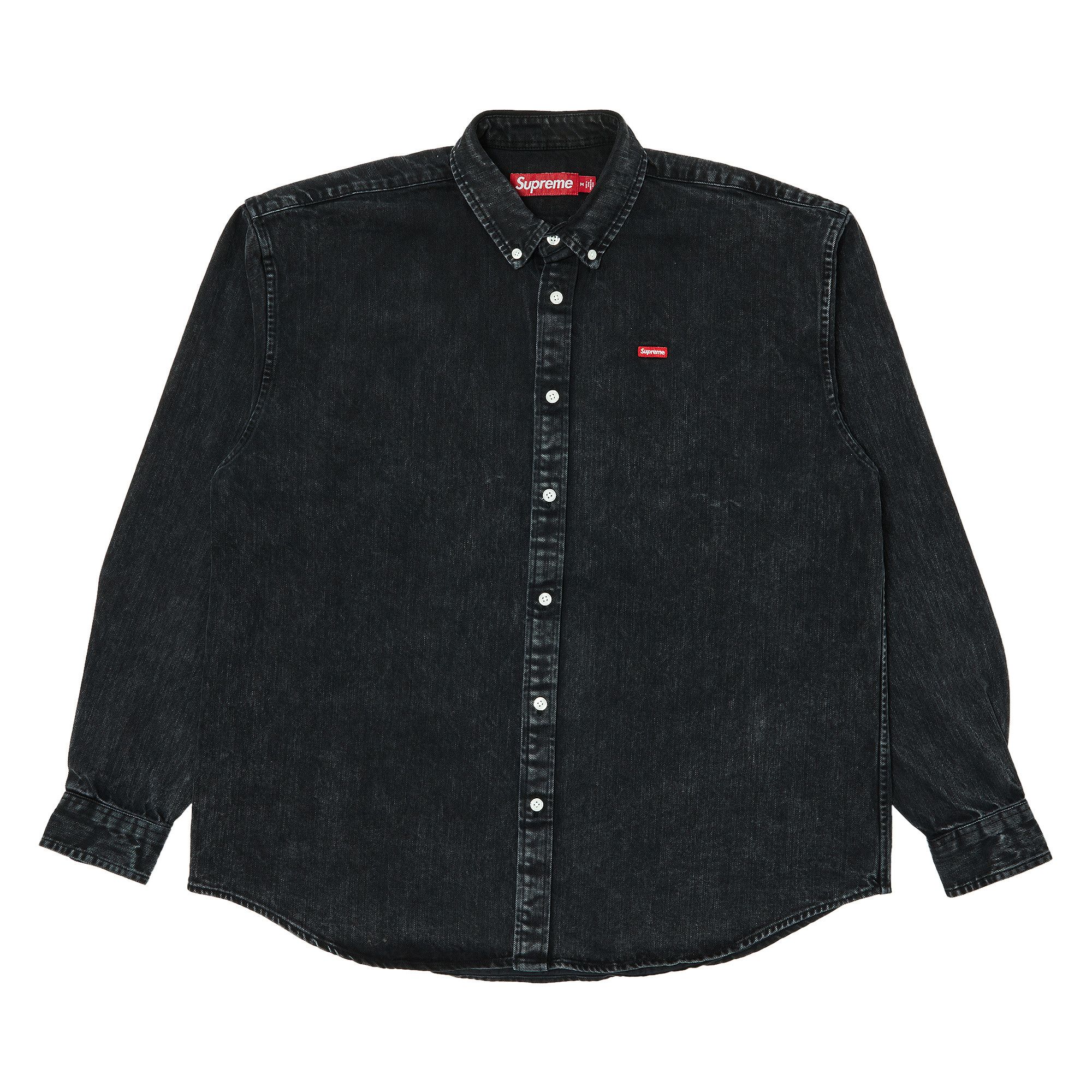 Buy Supreme Small Box Shirt 'Washed Black' - SS24S2 WASHED