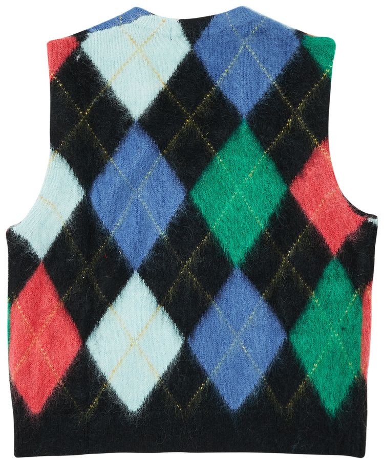 Buy Supreme Brushed Argyle Zip Up Vest 
