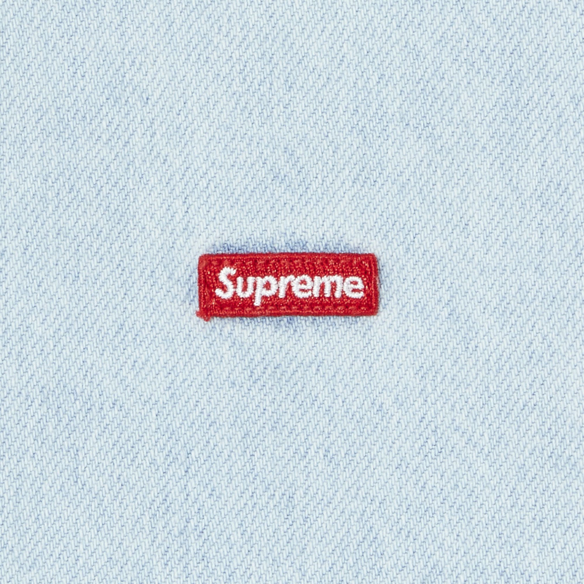 Size xl Supreme Small Box Shirt 'Washed Blue'