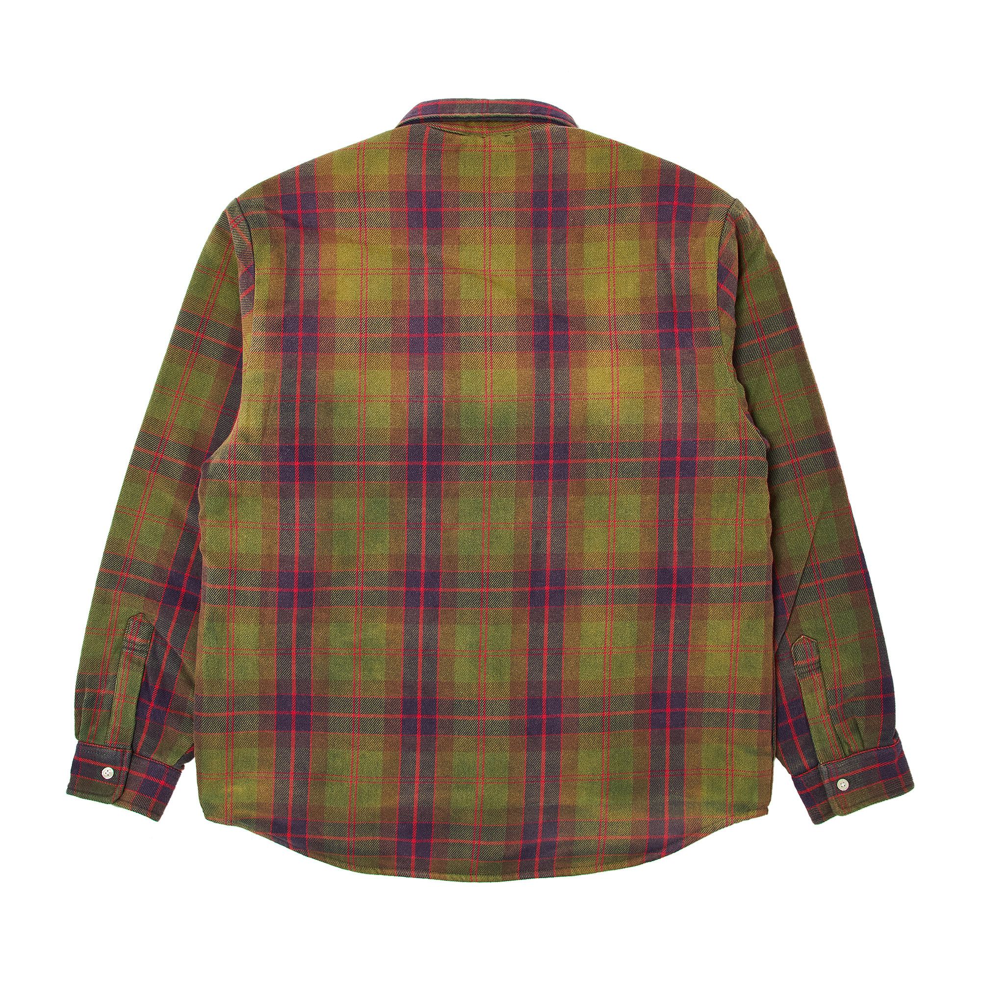 Size xxl Supreme Quilted Flannel Snap Shirt 'Green'