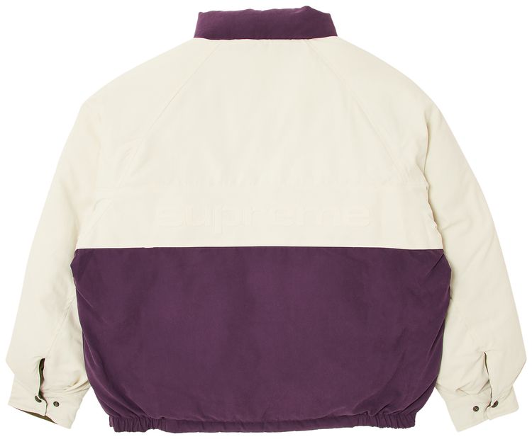Supreme Reversible Down Puffer Jacket Purple