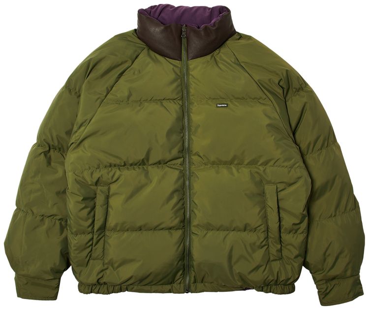 Supreme Reversible Down Puffer Jacket Purple