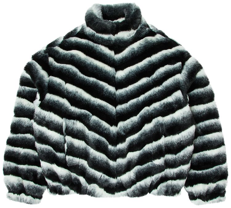 Supreme Faux Fur Jacket Black