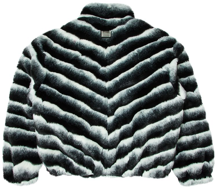 Supreme Faux Fur Jacket Black