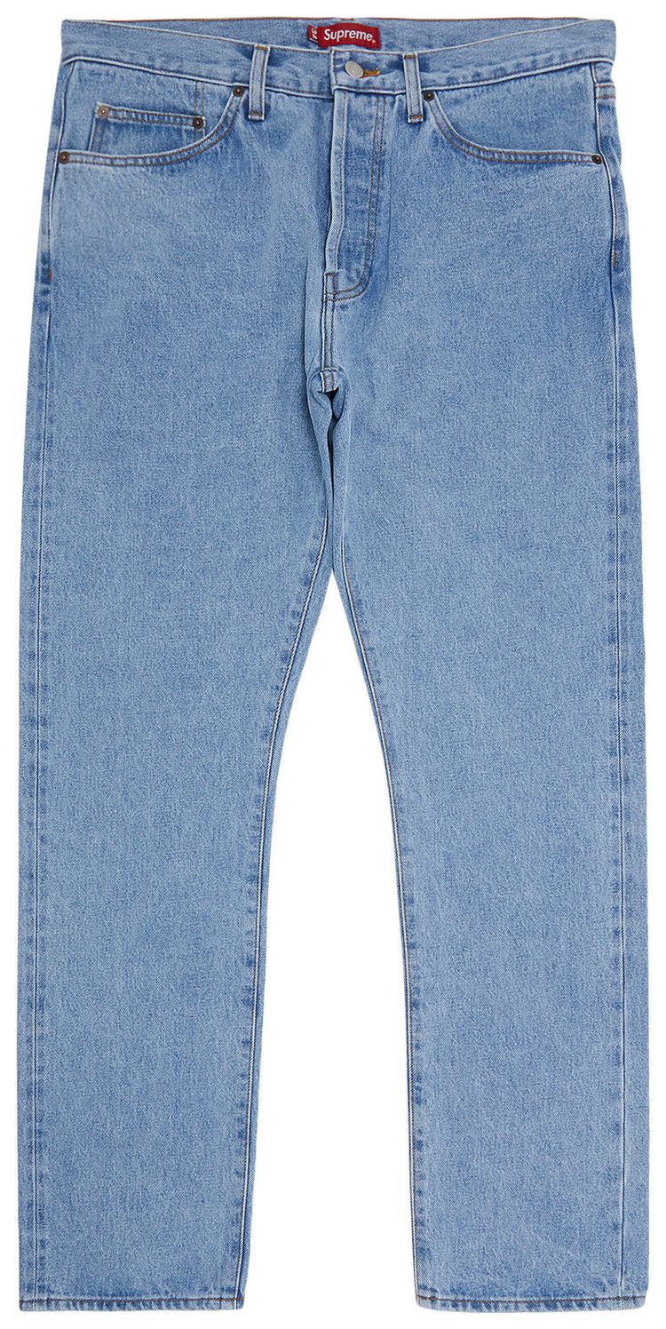 Buy Supreme Stone Washed Slim Selvedge Jean 