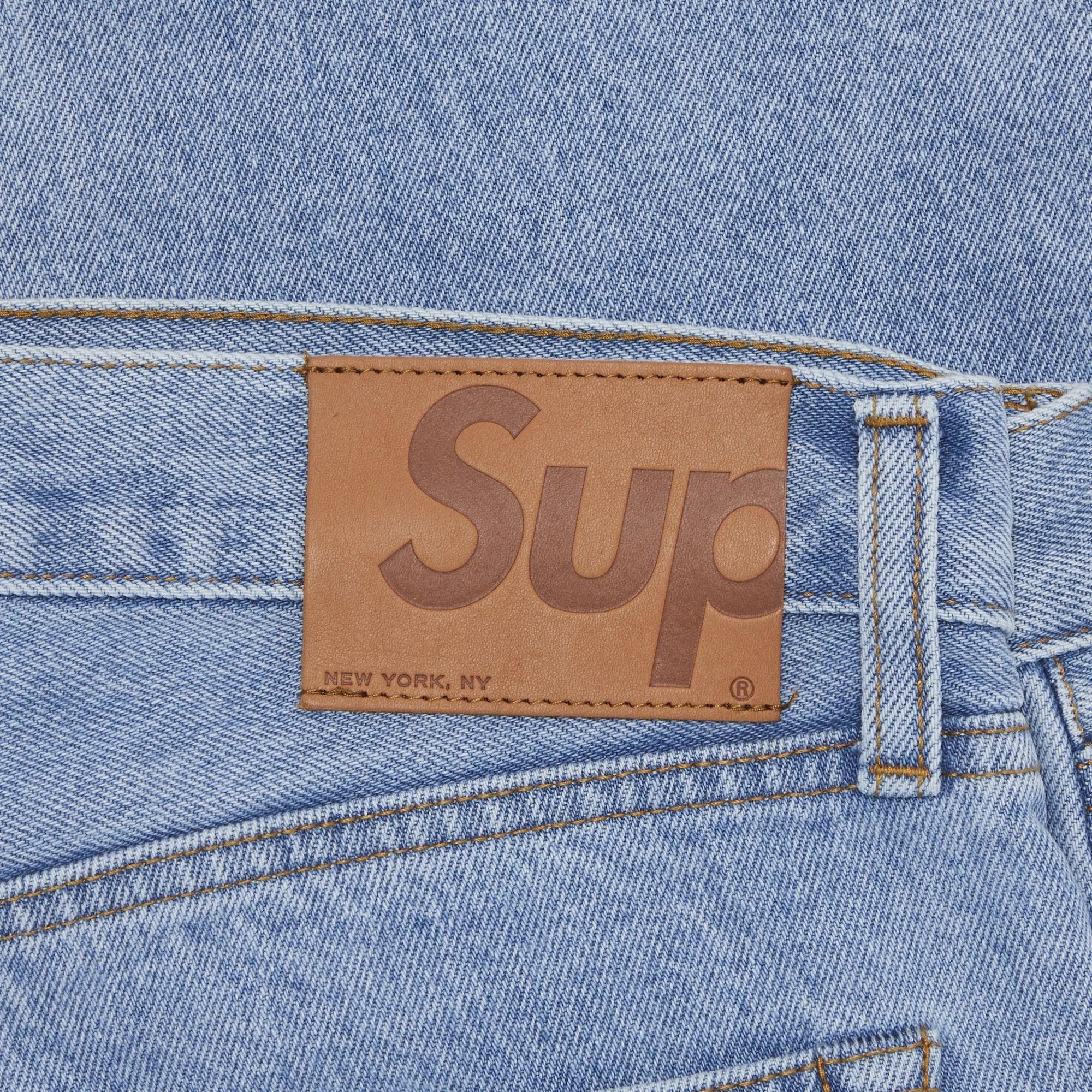 Buy Supreme Stone Washed Slim Selvedge Jean Stone Washed Indigo FW23P28 STONE WASHED INDIGO GOAT SA