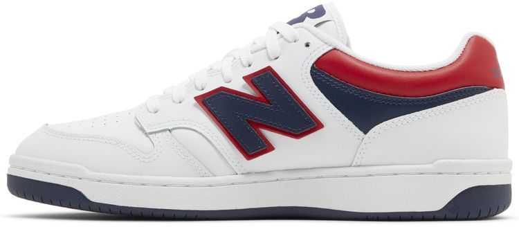 New Balance 480 White Indigo Red