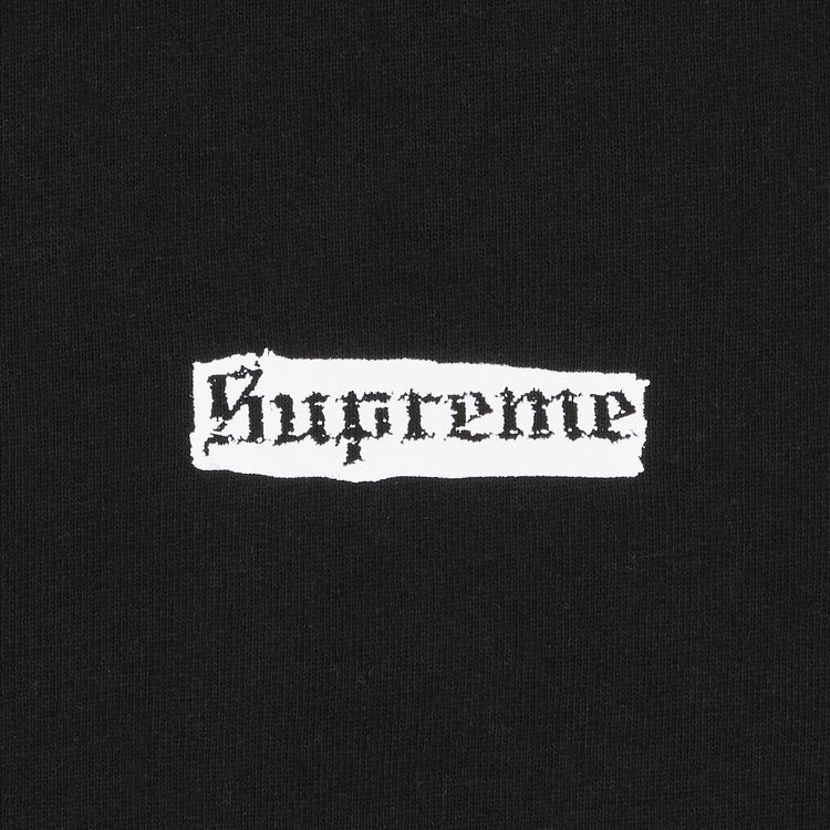 Supreme Spread Zip Up Hooded Sweatshirt Black