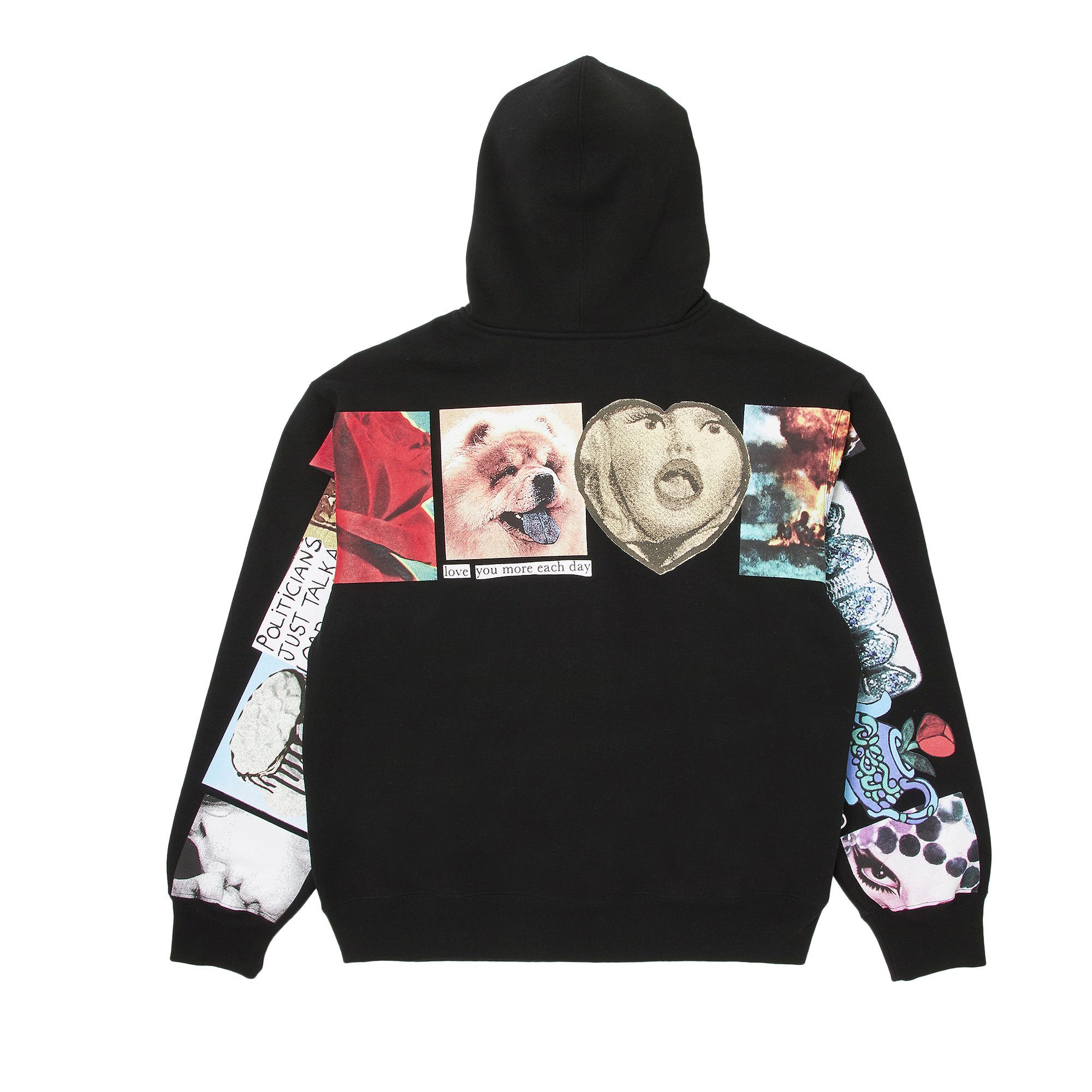 Buy Supreme Spread Zip Up Hooded Sweatshirt 'Black
