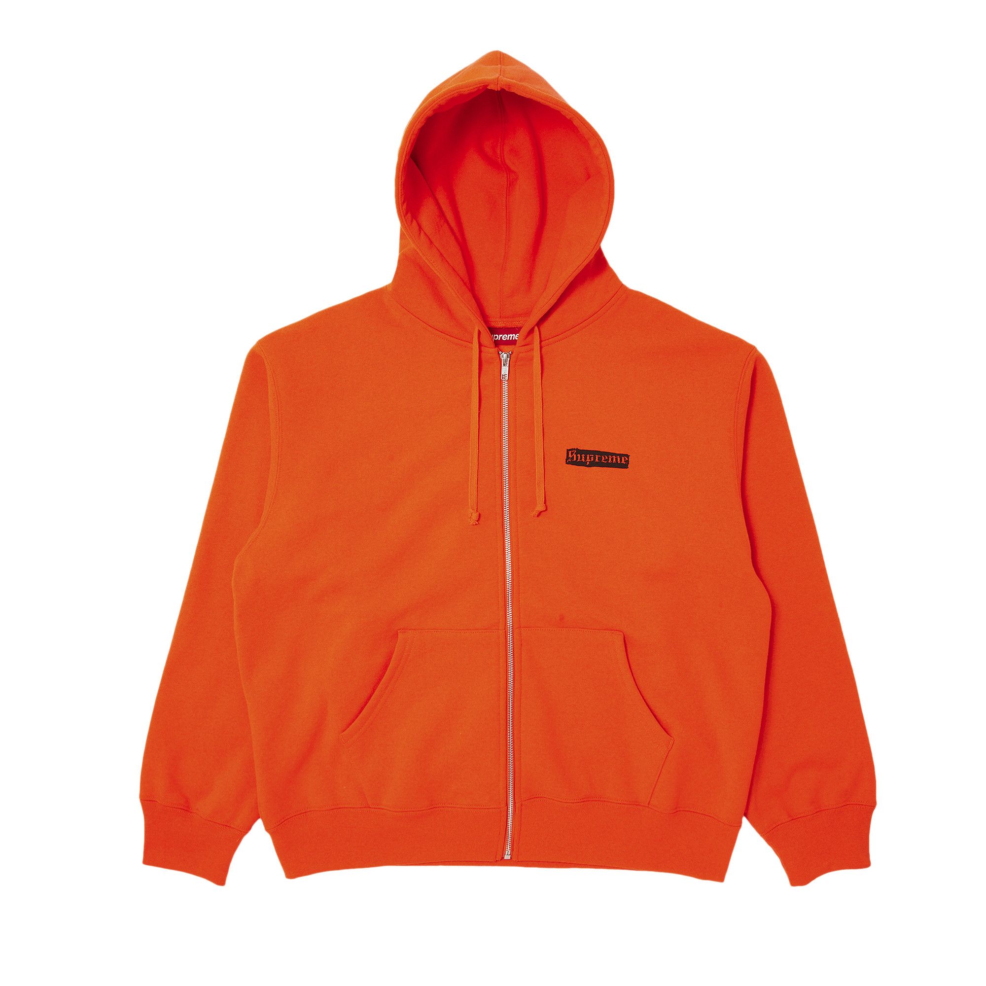 Supreme spread logo hooded sweatshirt red 2025