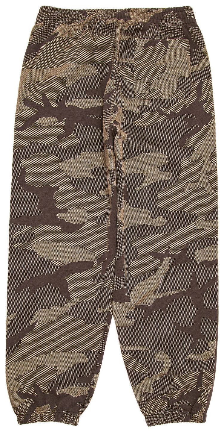 Supreme Jacquard Stripe Sweatpant Brown Camo