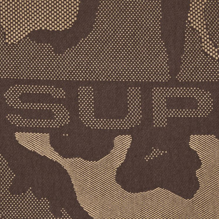 Supreme Jacquard Stripe Sweatpant Brown Camo