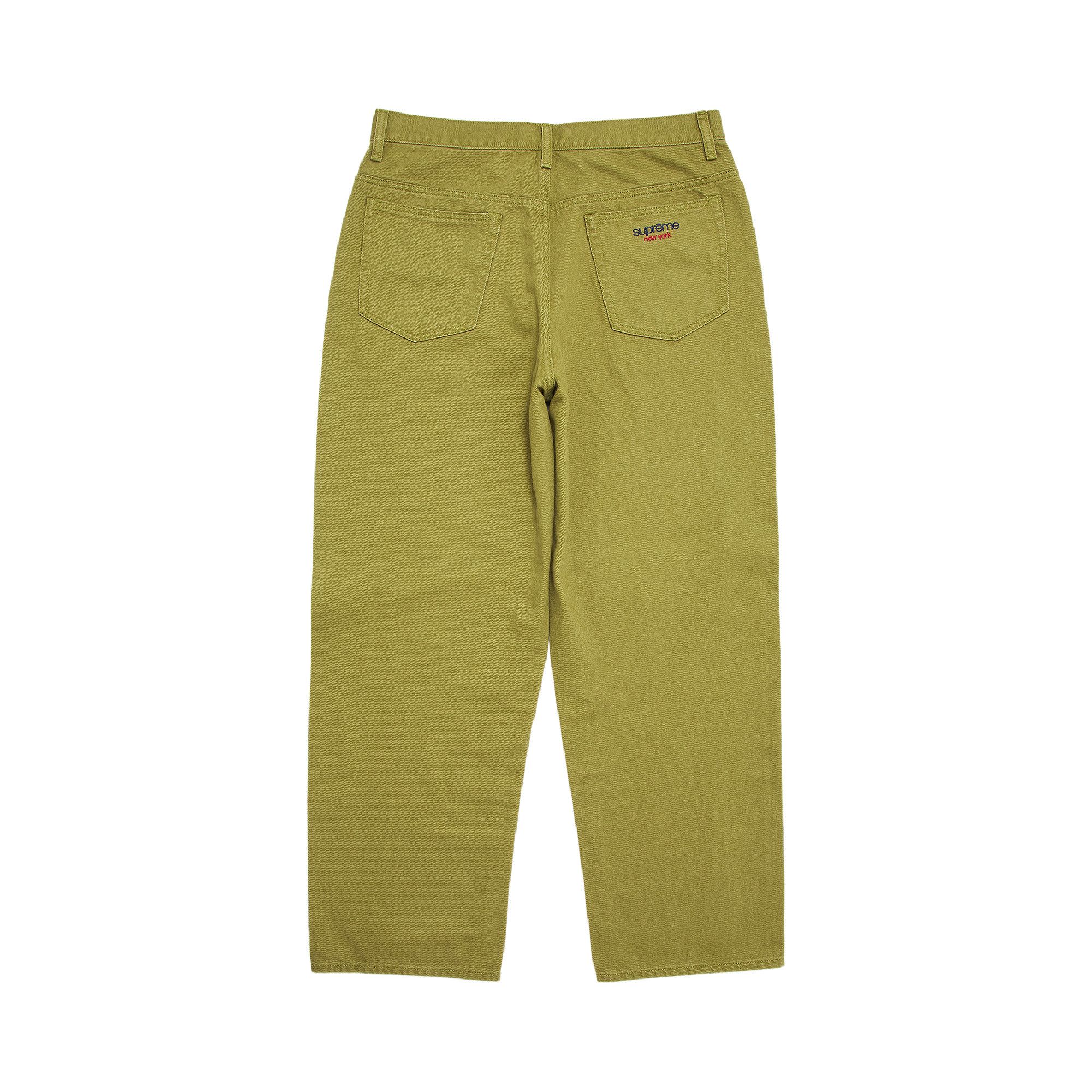 Supreme Baggy Jean (SS25) Olive Men's - SS25 - US