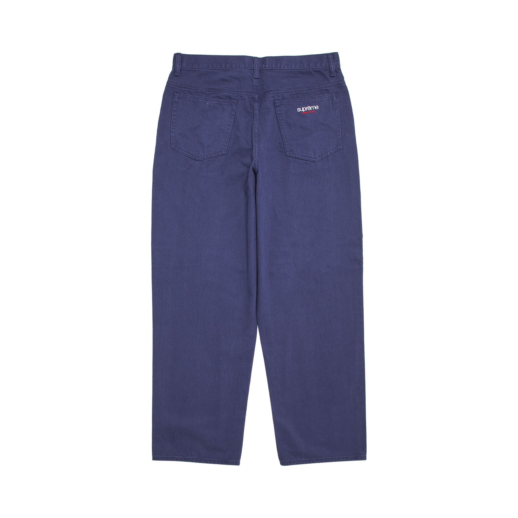 Buy Supreme Baggy Jean 'Navy' - SS24P27 NAVY | GOAT