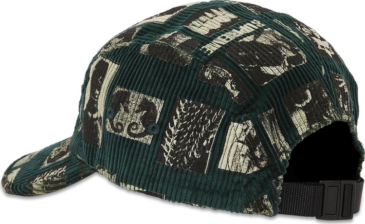 Supreme Weirdo Dave Corduroy Camp Cap Green