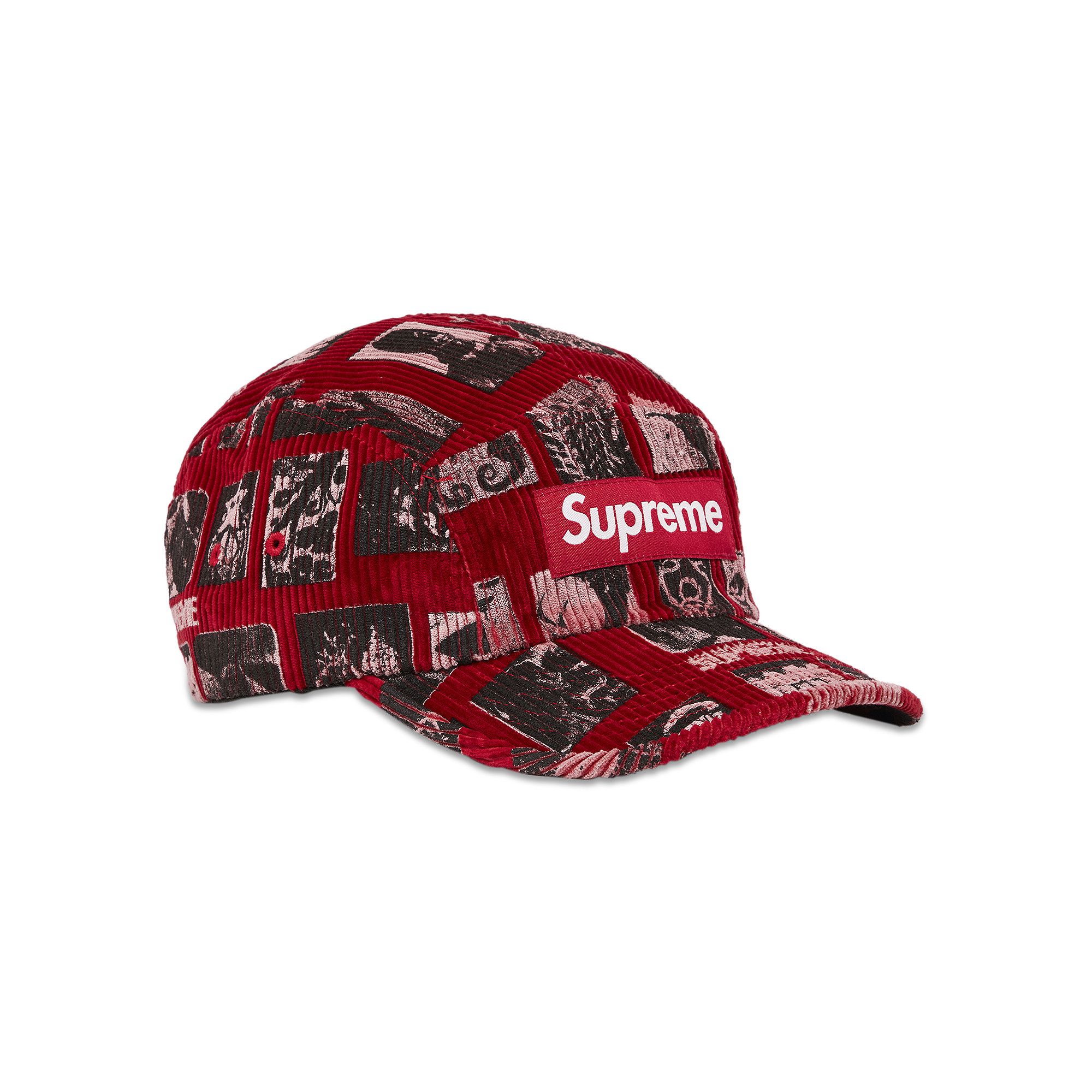 Buy Supreme Weirdo Dave Corduroy Camp Cap 'Red' - SS24H38