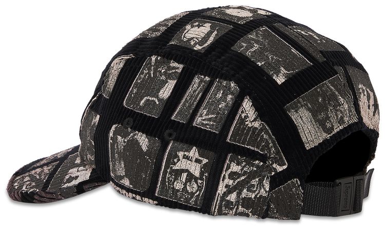 Supreme Weirdo Dave Corduroy Camp Cap Black