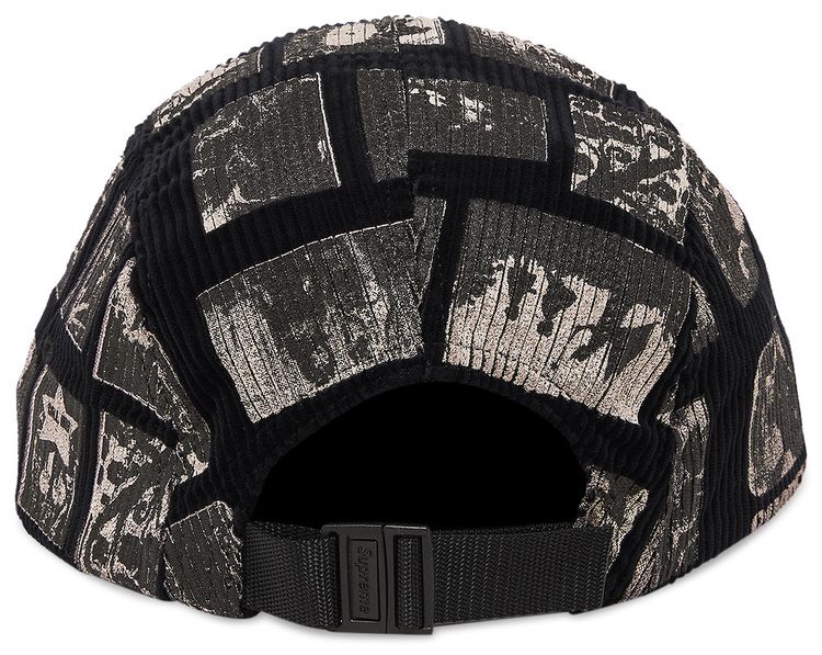 Supreme Weirdo Dave Corduroy Camp Cap Black