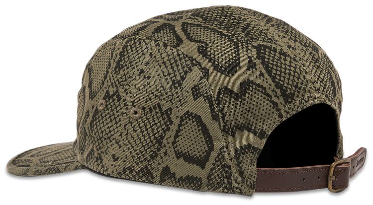 Supreme Washed Chino Twill Camp Cap Snake