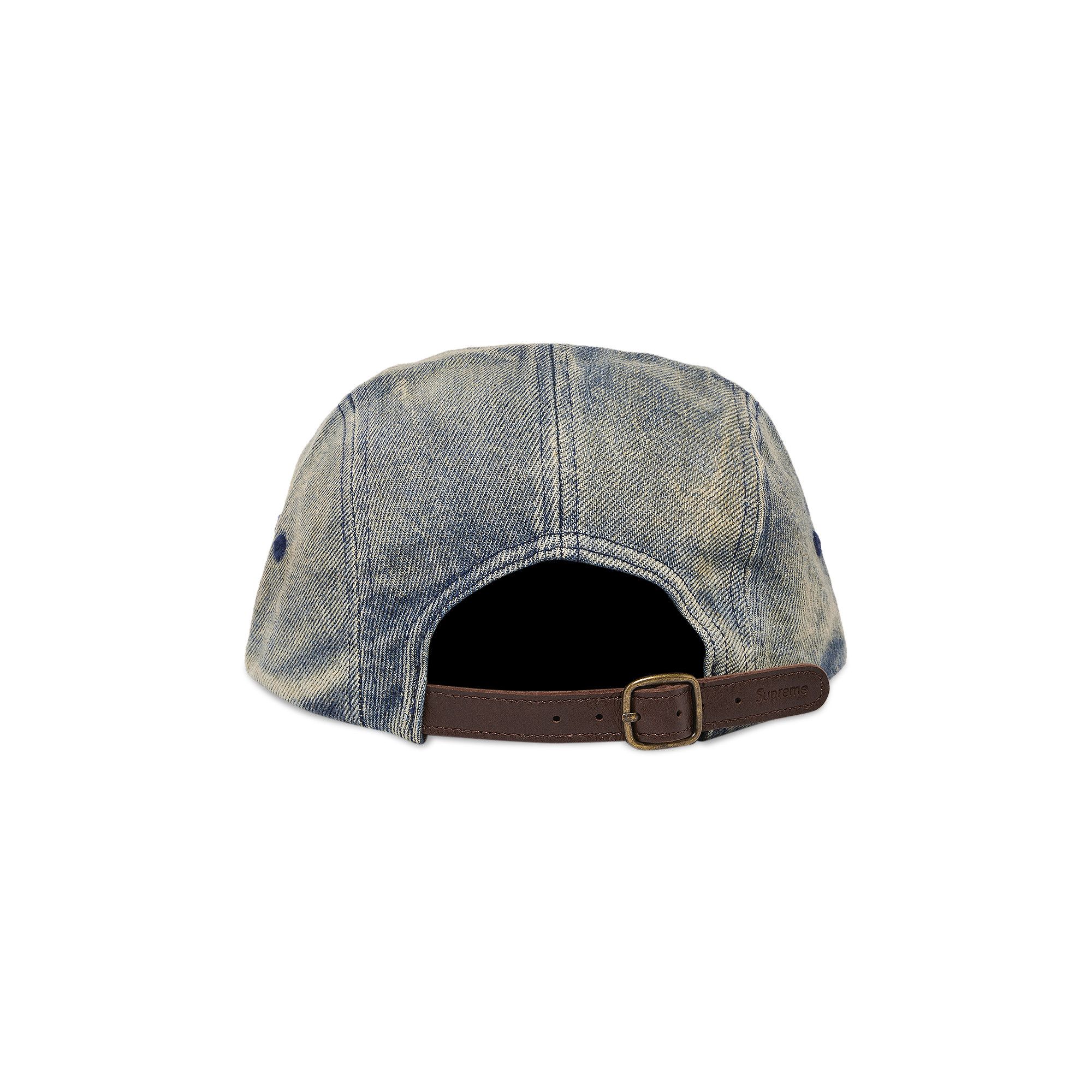 24SS Supreme Washed Camp Cap Dirty Indigo | eBay