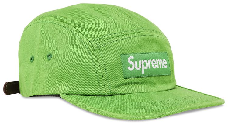 Supreme Washed Chino Twill Camp Cap Green