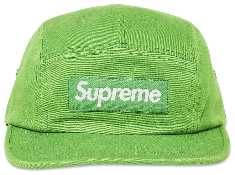 Supreme Washed Chino Twill Camp Cap Green
