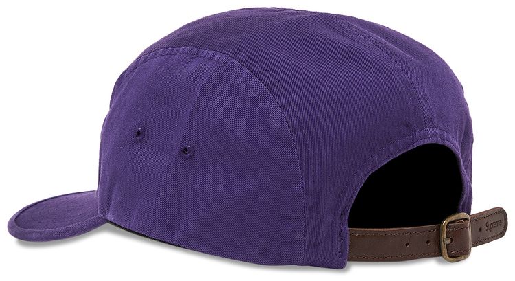 Supreme Washed Chino Twill Camp Cap Purple
