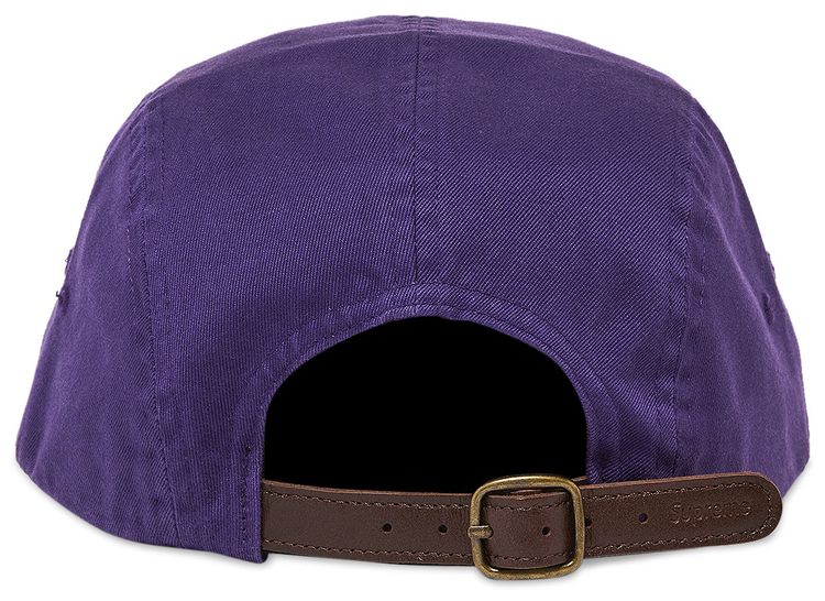 Supreme Washed Chino Twill Camp Cap Purple
