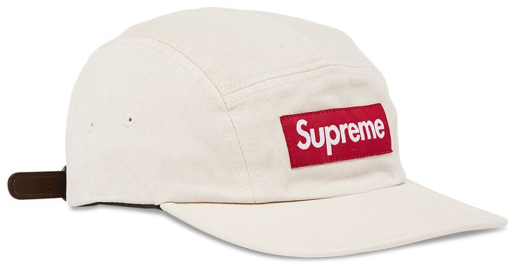 Supreme Washed Chino Twill Camp Cap Natural