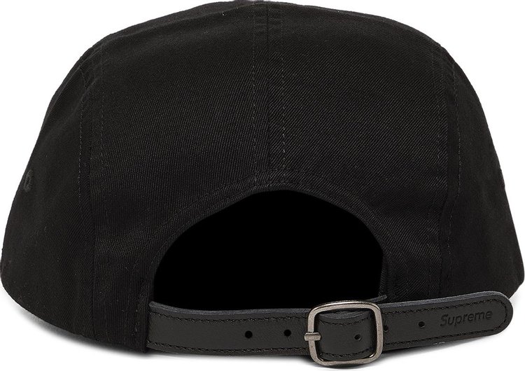 Supreme Washed Chino Twill Camp Cap Black