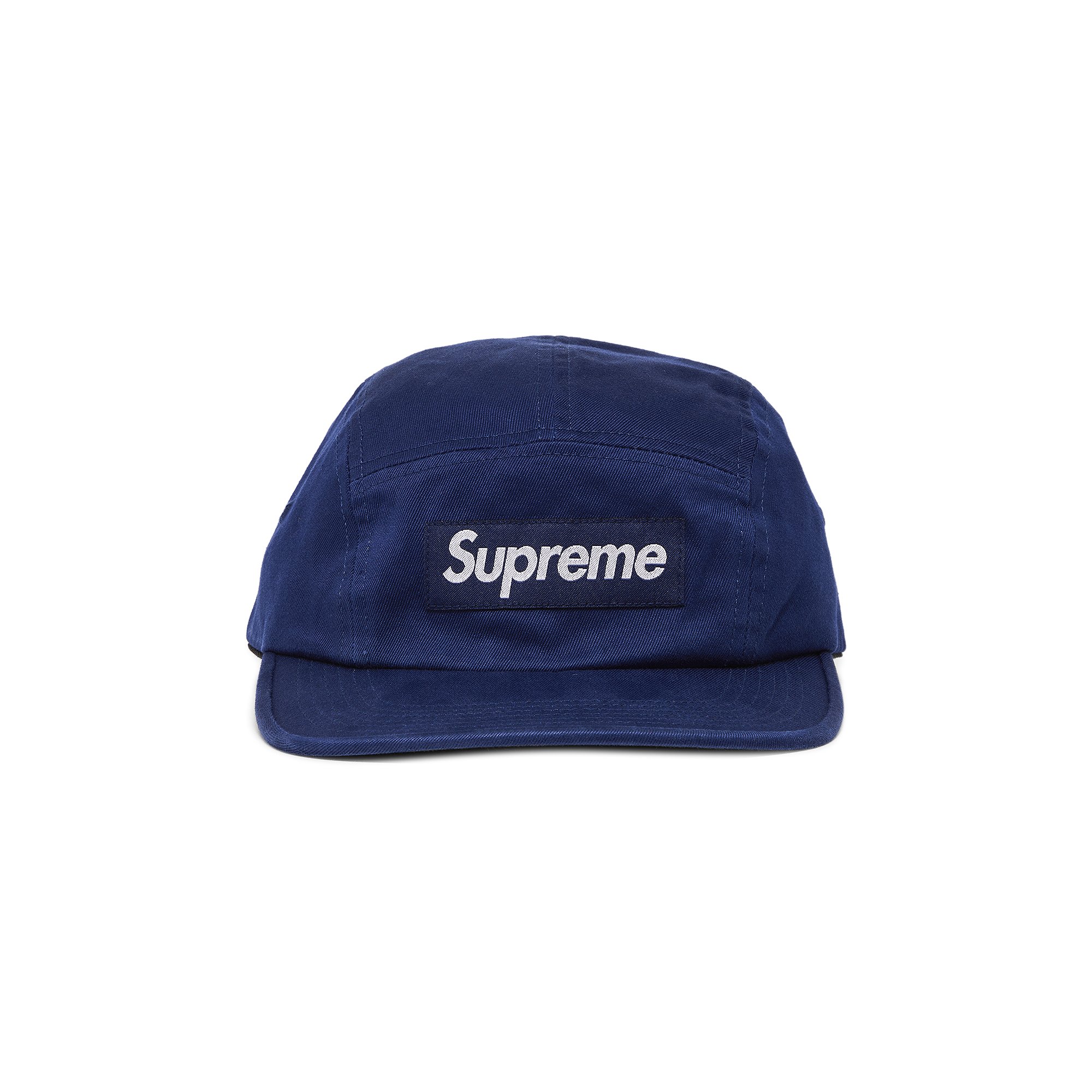 Supreme Washed Chino Twill Camp Cap 'Navy'