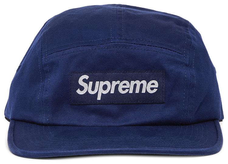 Supreme Washed Chino Twill Camp Cap Navy