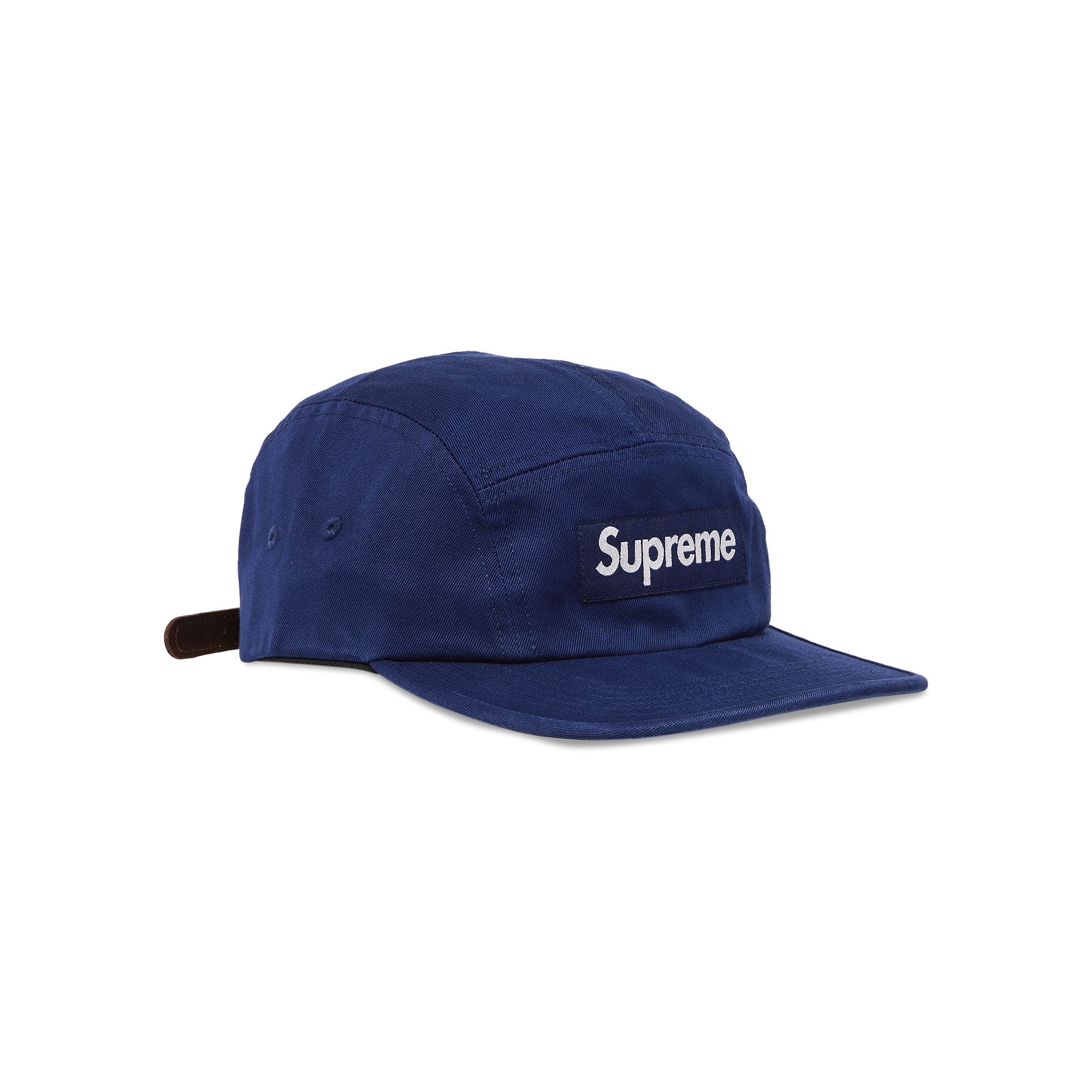 Buy Supreme Washed Chino Twill Camp Cap 'Navy' - SS24H31 NAVY | GOAT