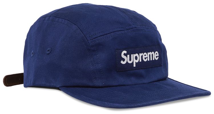 Supreme Washed Chino Twill Camp Cap Navy