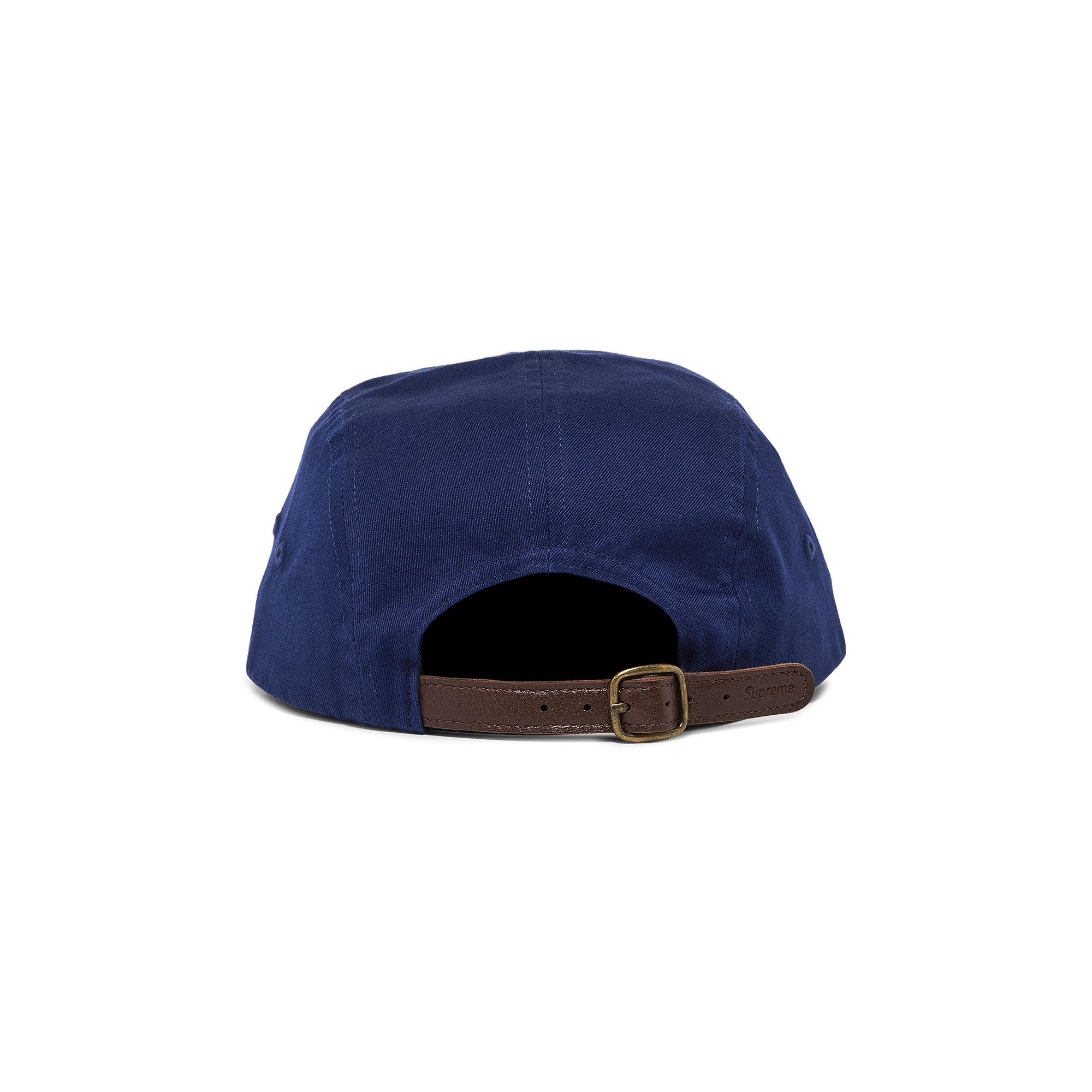 Buy Supreme Washed Chino Twill Camp Cap 'Navy' - SS24H31