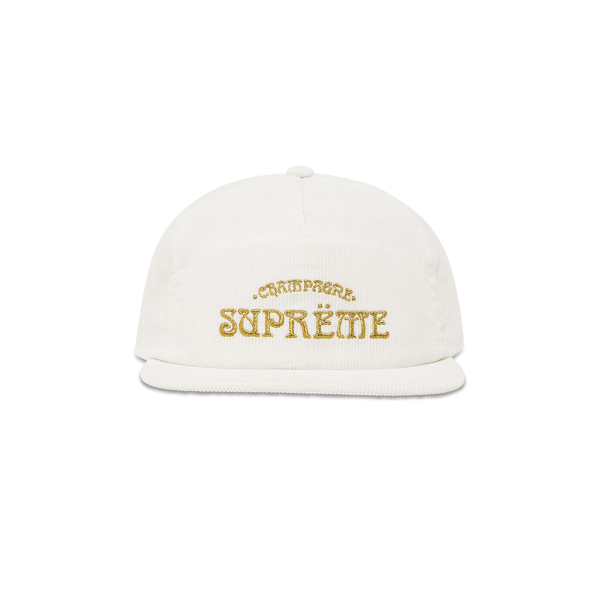 Buy Supreme Champagne Corduroy 5-Panel 'White' - SS24H66