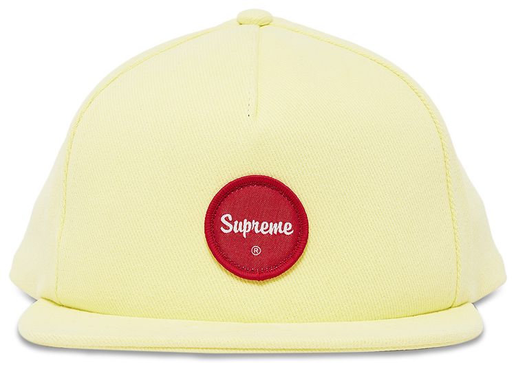 Supreme Twill Patch 5 Panel Light Lime