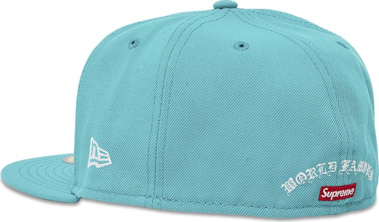 Supreme Gold Cross S Logo New Era Teal