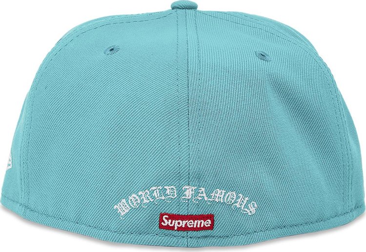 Supreme Gold Cross S Logo New Era Teal