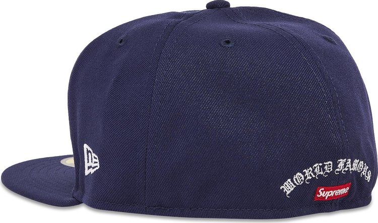 Supreme Gold Cross S Logo New Era Light Navy