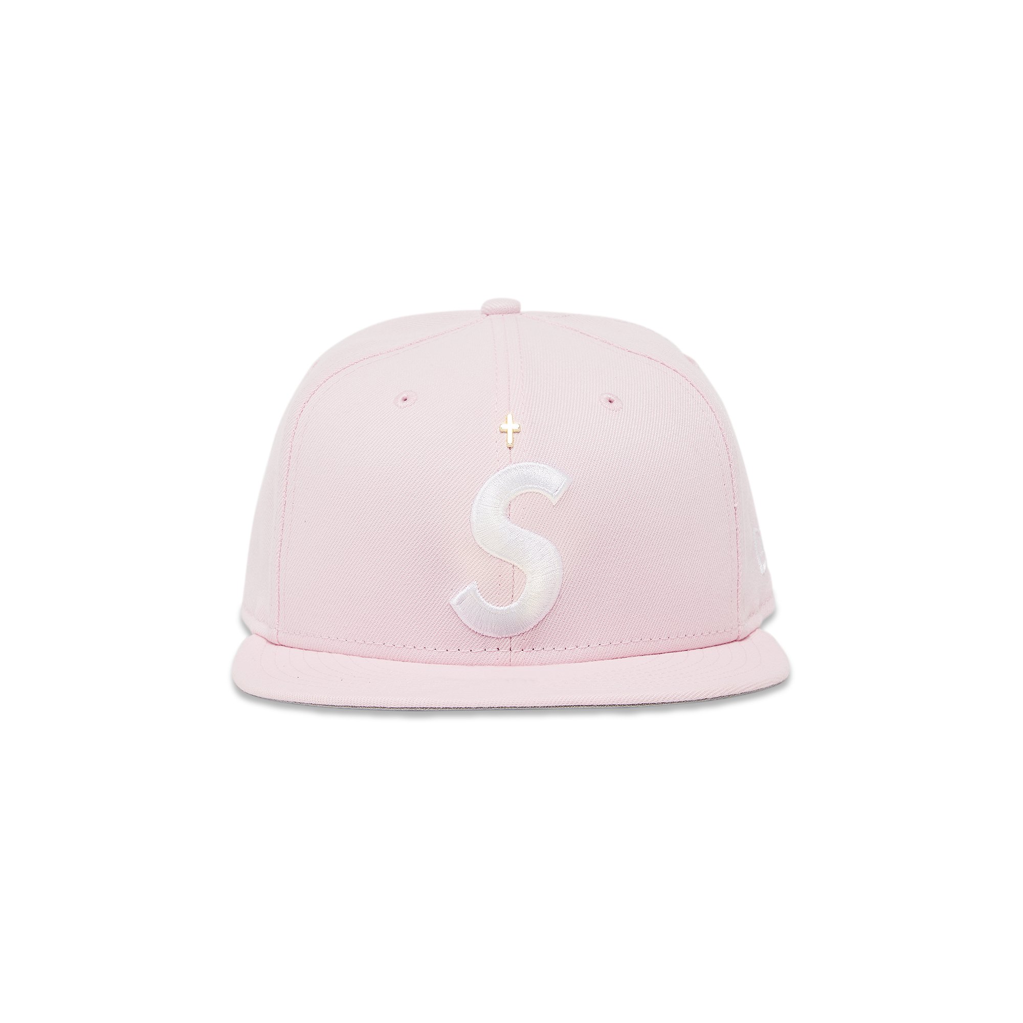 Buy Supreme Gold Cross S Logo New Era 'Pink' - SS24H15 PINK