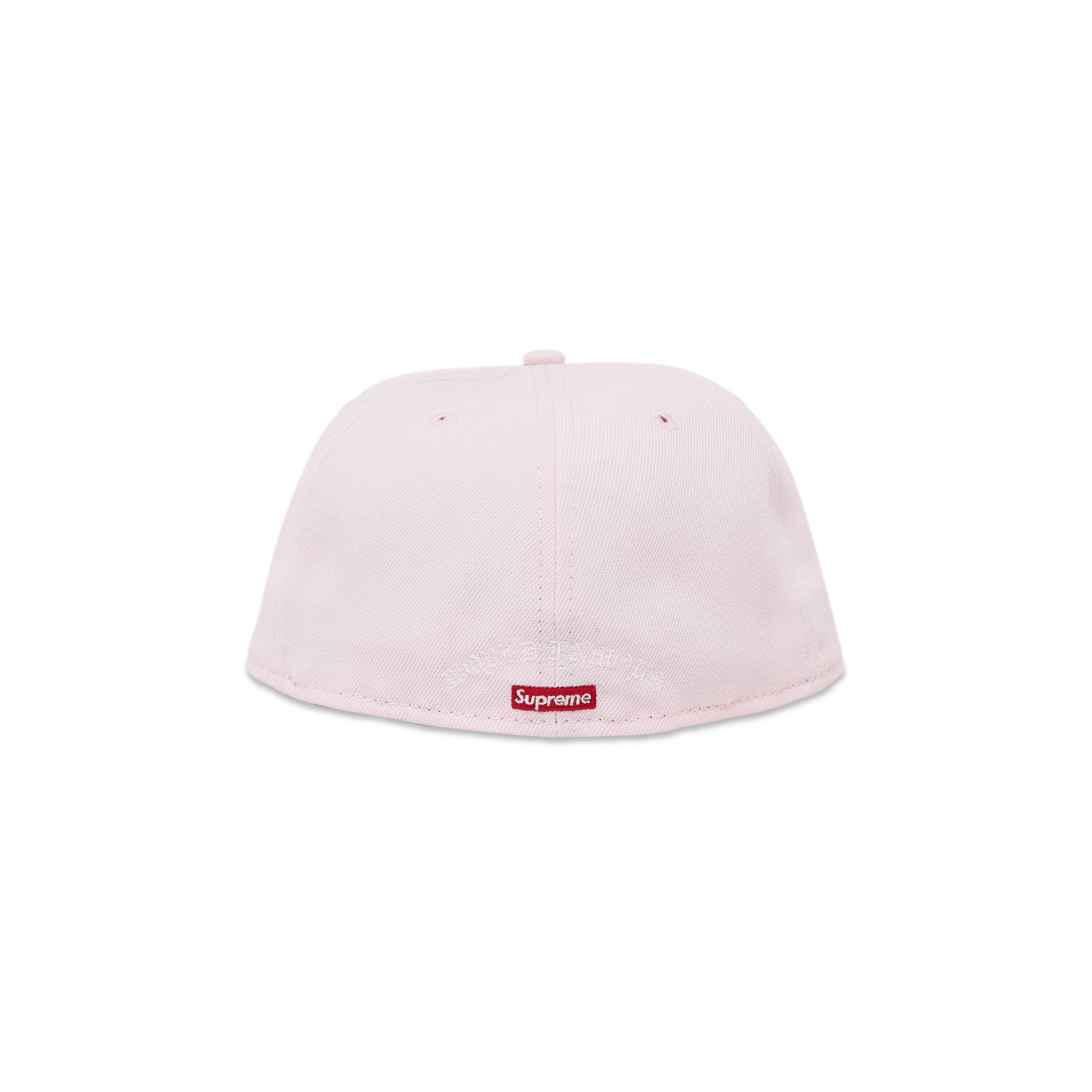 Size 7 1/2 Supreme Gold Cross S Logo New Era 'Pink'