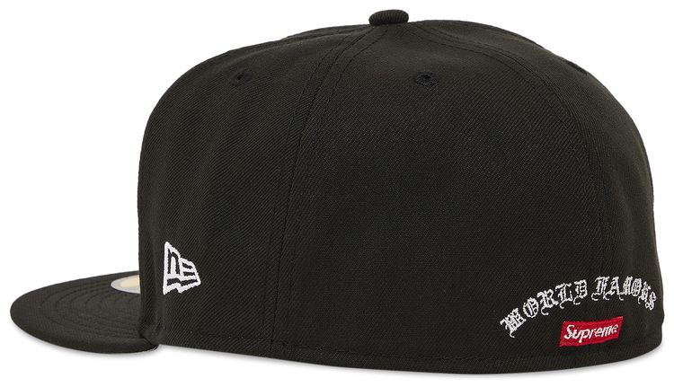 Supreme Gold Cross S Logo New Era Black