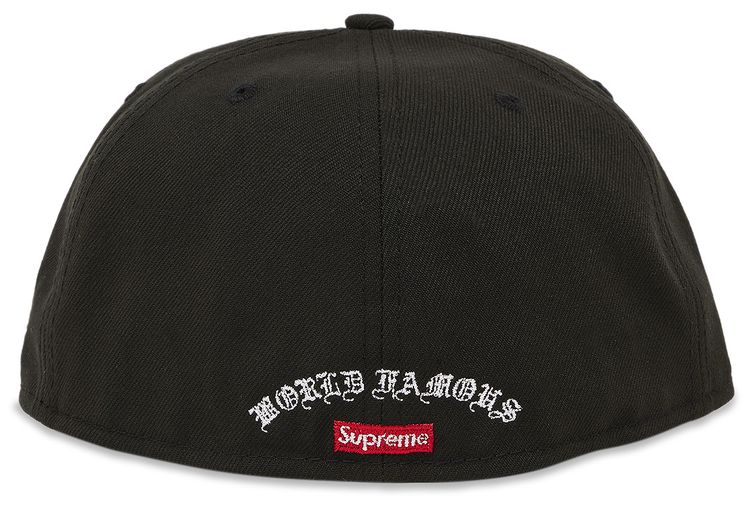 Supreme Gold Cross S Logo New Era Black
